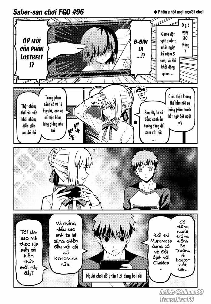 saber-san chơi fgo! chapter 51 52