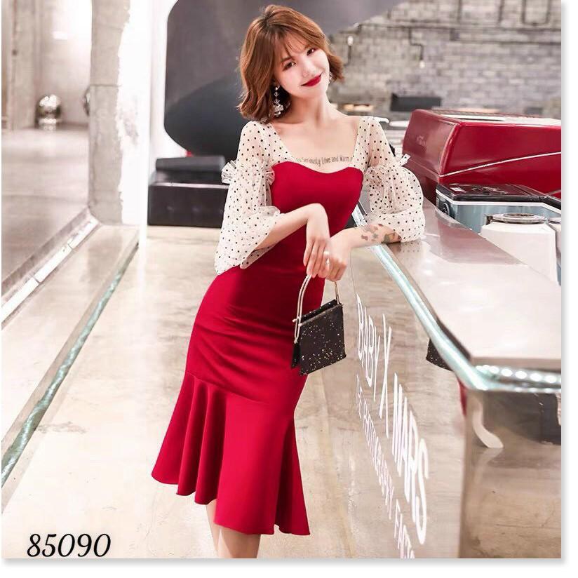 Đầm UMI đuôi cá phối lứa tôn dáng siêu sang cho các chị em THỜI TRANG MỚI NHẤT HIỆN NAY