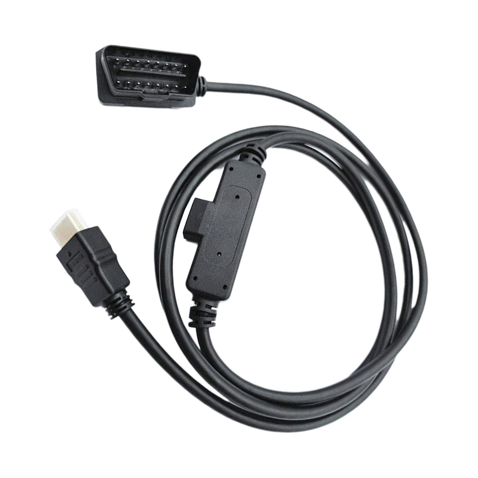 OBDII HDMI Cable H00008000 Adapter Cable for CS2 CTS2 CTS3 HDMI Plug