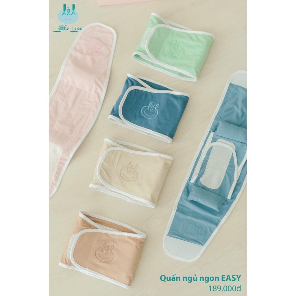 Quấn easy Little Love 100% cotton bảo vệ giấc ngủ của bé