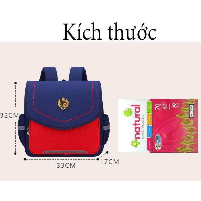 Cặp Sách Trẻ Em Thời Trang Phong Cách Anh Quốc - Túi Đi Học Giảm, Cặp Sách Trẻ Em Chống Thấm Nước có phản quang ban đêm