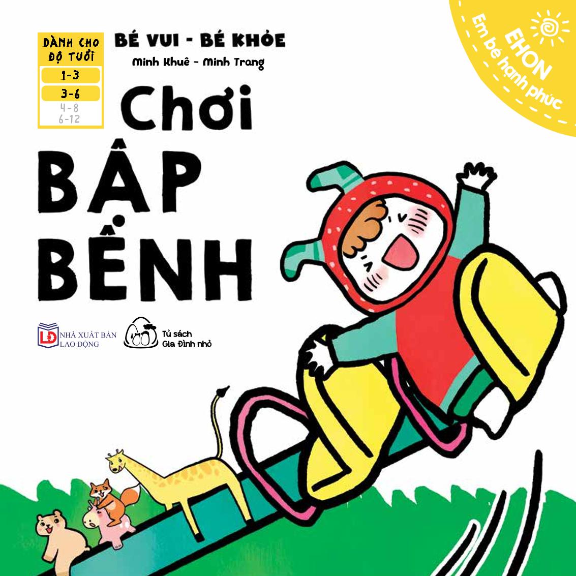 Sách Ehon - Bộ 10 cuốn - Bé vui bé khỏe