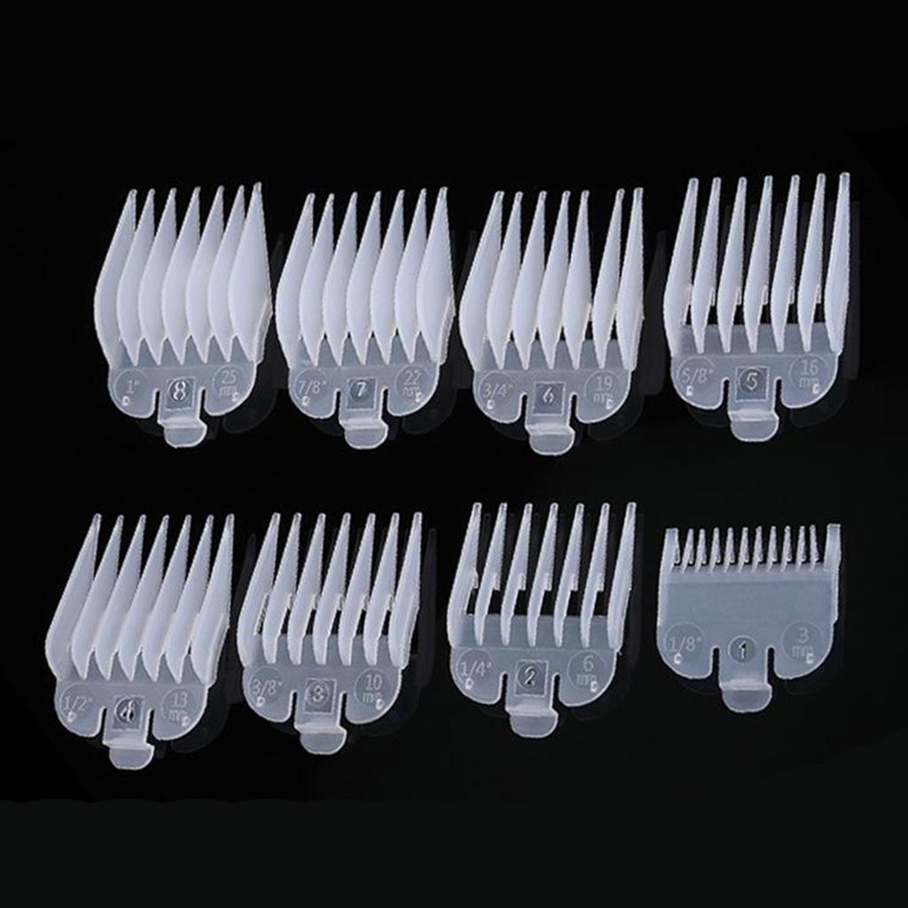1 Set Professional Hair Trimmer/Clipper Coded Cutting Guide Combs Set Great for Most Hair Clippers / Trimmers