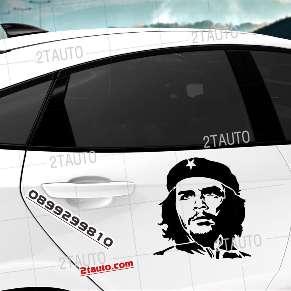 Tem decal sticker dán xe CHE GUEVARA nhiều kích thước, chống thấm nước, logo CHE GUEVARA dán trang trí xe hơi - MẪU 1