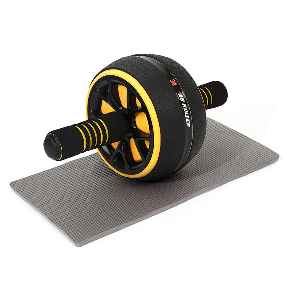 Con lăn tập bụng với Bánh xe chống trượt rộng 3,5 "Tay cầm bằng xốp Đi kèm với một miếng đệm đầu gối