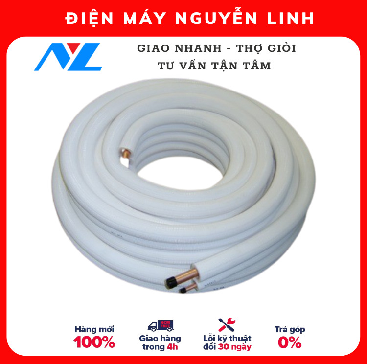 Cuộn 15m ống đồng Thái Lan LHCT 6,35mm x 9,52mm