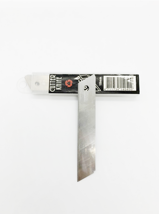 Hộp 10 lưỡi dao rọc giấy, cạo kính bền đẹp - Chiều dài 18cm