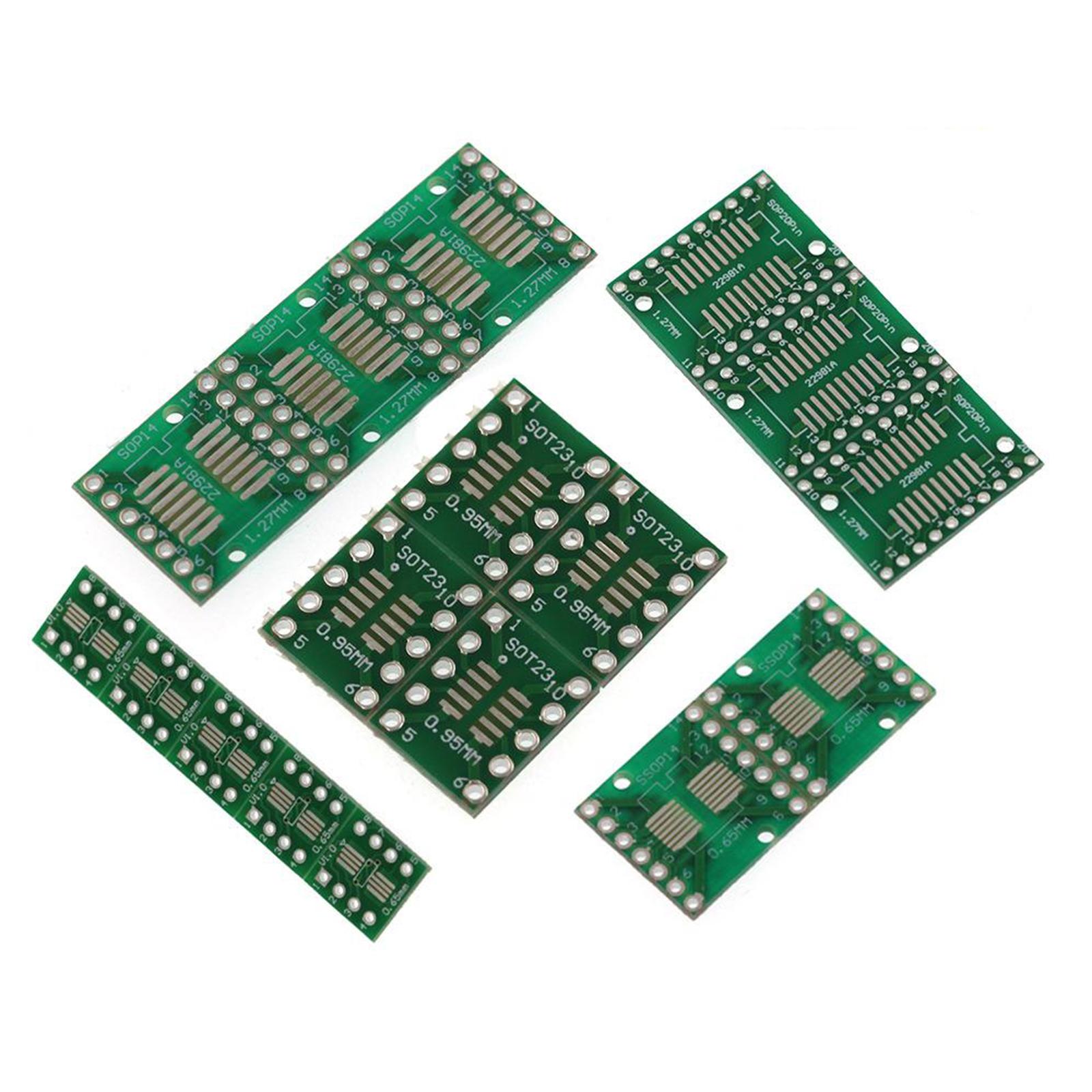 35Pcs High Quality USB Breakout Board IC Adapters Breakout Board USB Type Breakout Pinboard MIni Circuit Board
