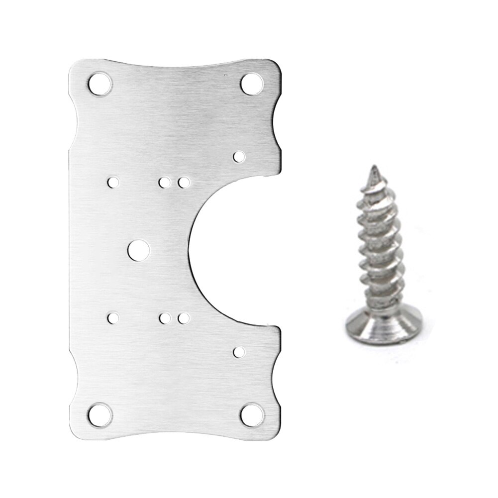 Miếng Tấm Pát Pad Thép Vuông Sửa Bản Lề Tủ Cửa Gỗ Lỗ Vít Door Hinge Repair Kit