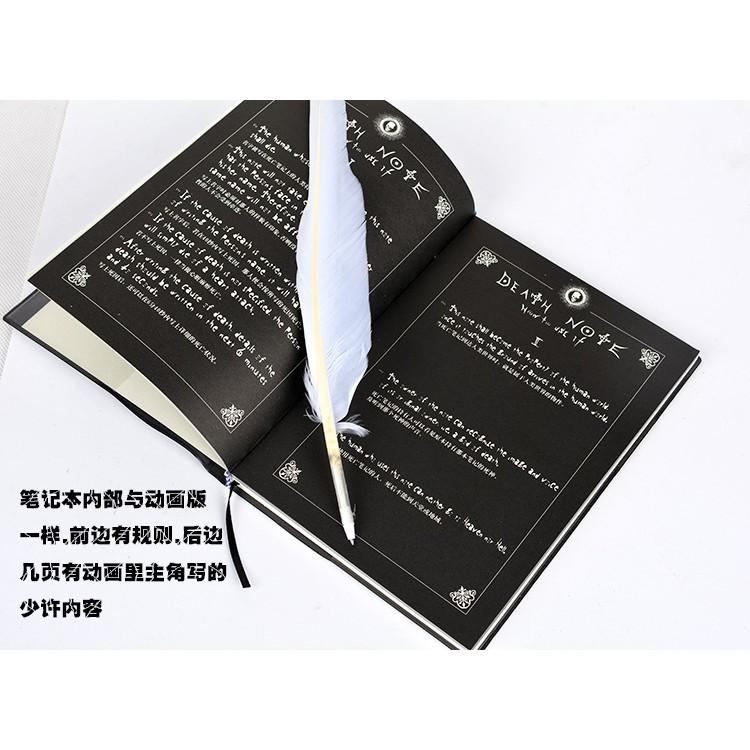 Sổ Death Note - Quyển sổ thiên mệnh - Tặng Kèm bút lông + Postcard