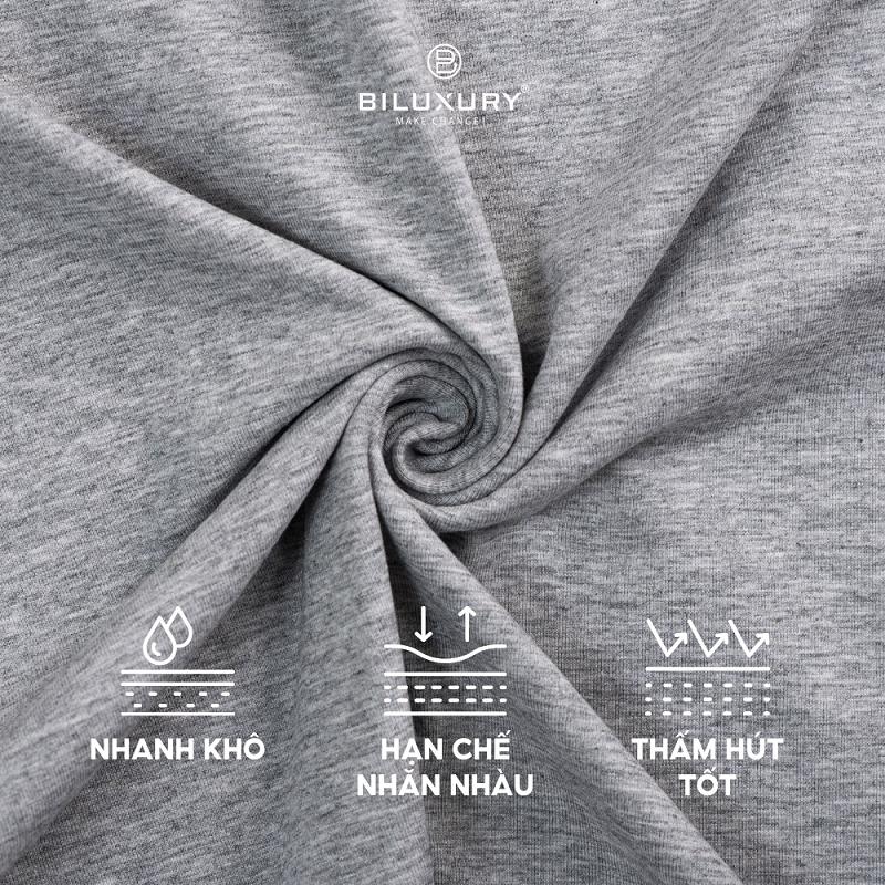 Áo polo nam cổ bẻ Chính Hãng Biman by Biluxury Chất Vải Cao Cấp, Co Giãn 4 chiều chuẩn form bodyfit lịch lãm sang trọng 5APCB001GHS
