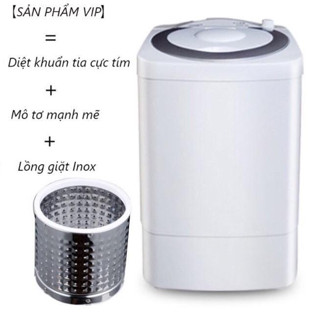 gd156 Máy giặt mini bán tự động nhà ít người và đồ em bé giặt tối đa 6,5kg