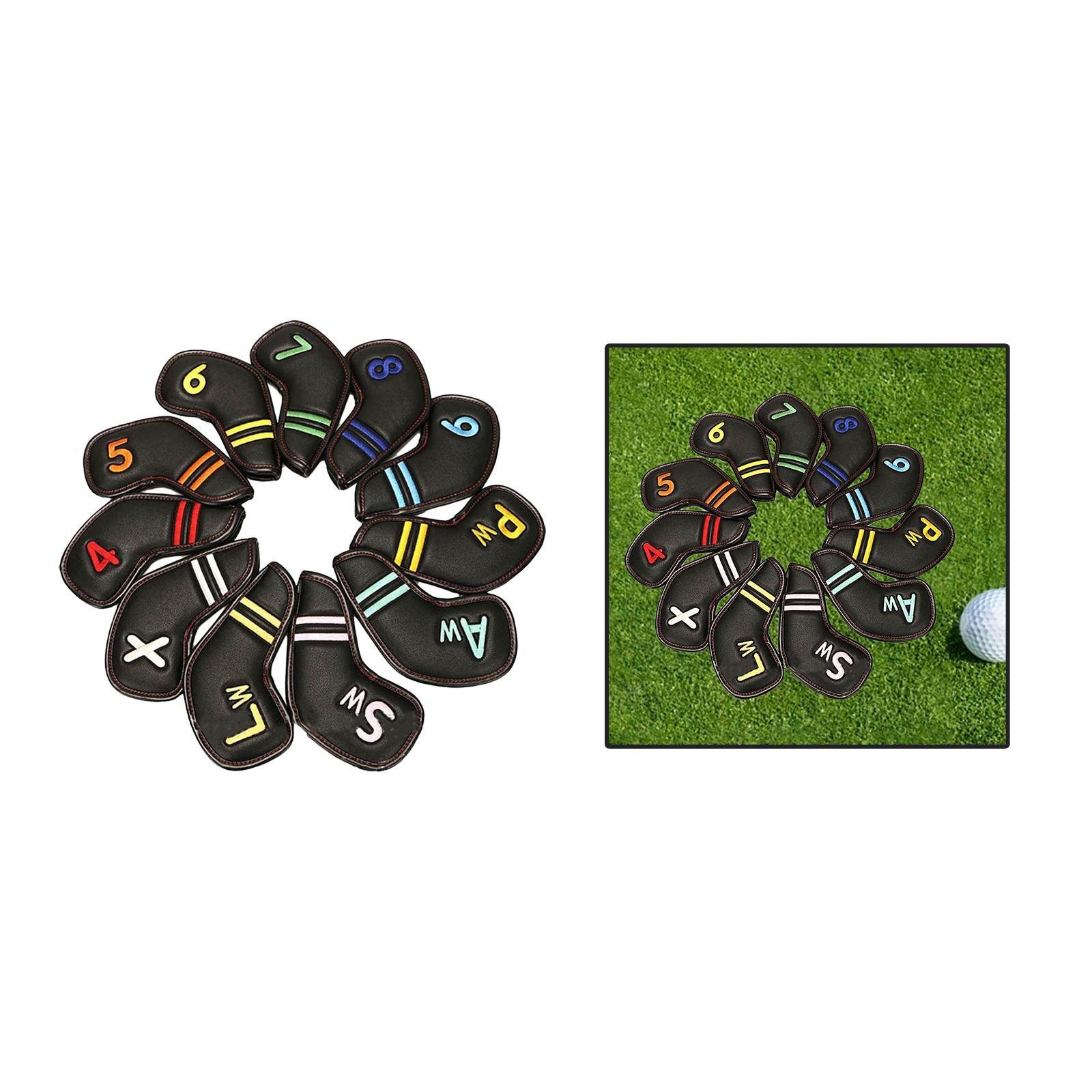 Durable Golf Iron Headcover Head Cover Wedges Club Protection Case
