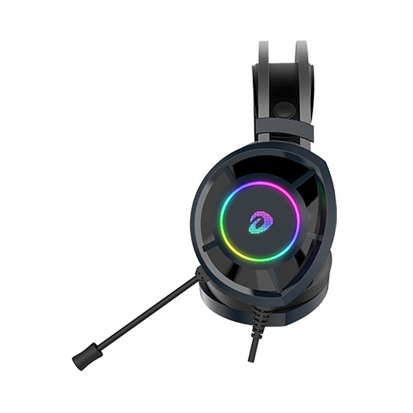 Hàng chính hãng - Tai nghe Gaming Dareu EH469 Black 7.1 RGB Led