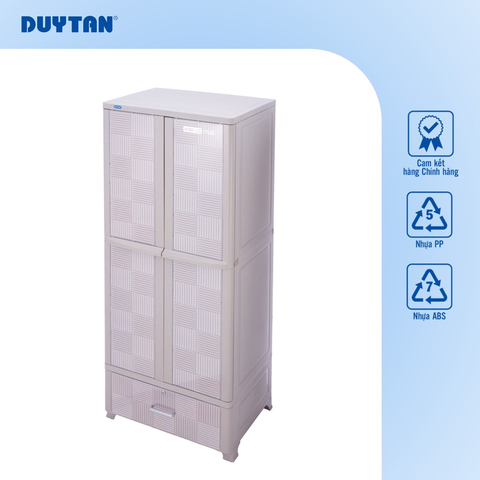 Tủ nhựa Duy Tân Wing L 2 cánh 1 ngăn