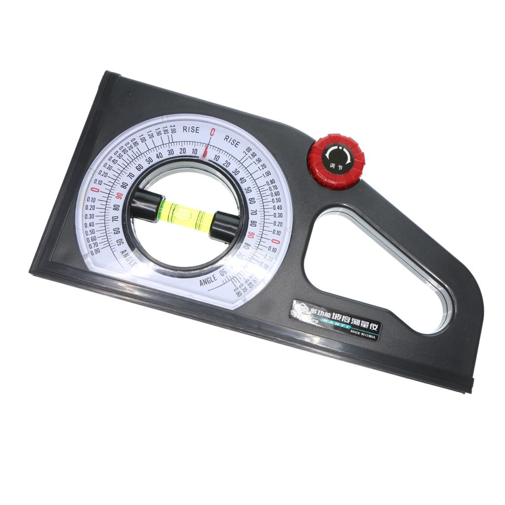 Slope Protractor Angle Bevel Inclinometer Nonmagnetic Declinometer