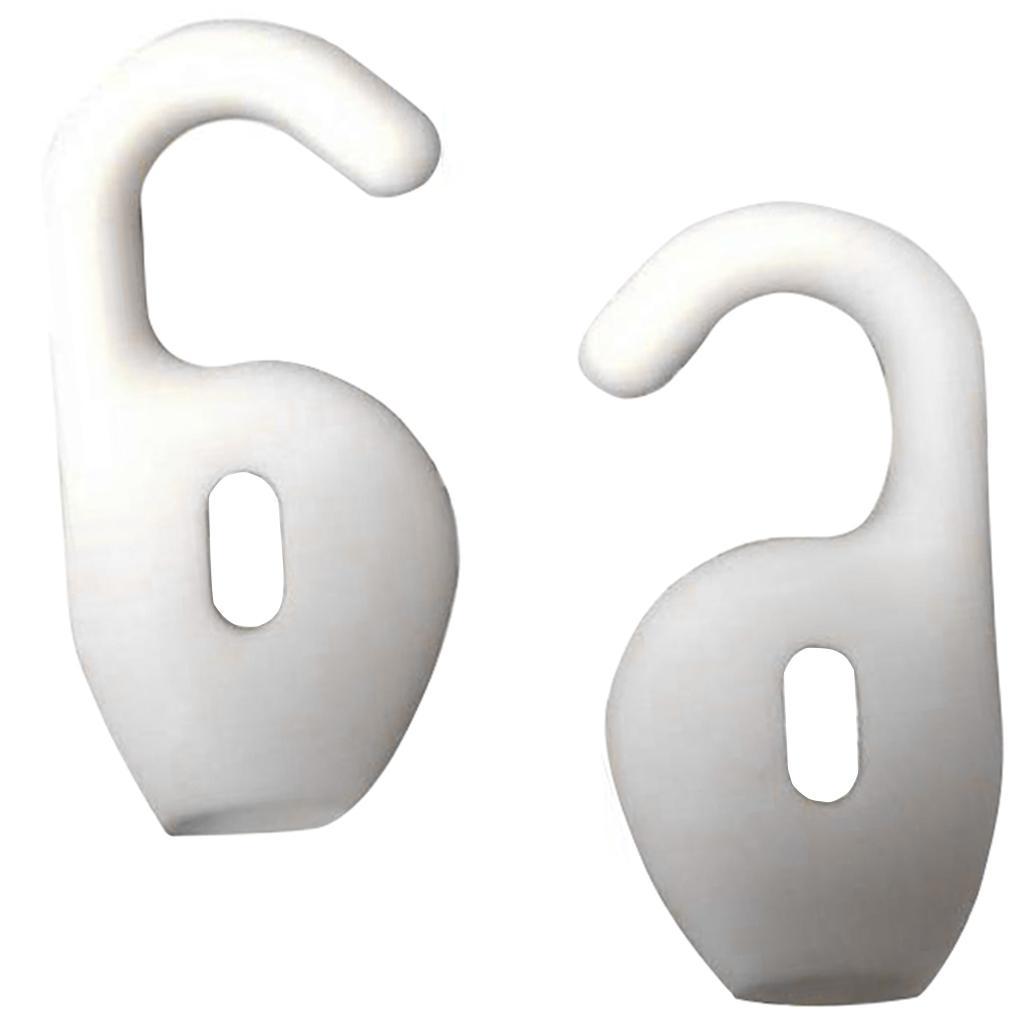 1 Pair Silicone Ear Tips Headphone Cover for  Boost White