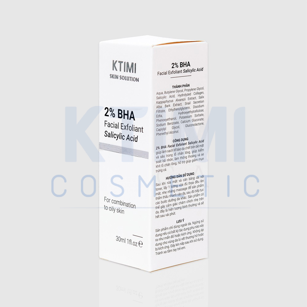 KTIMI 2% BHA Facial Exfoliant Salicylic Acid - Serum Tẩy Tế Bào Chết Ktimi