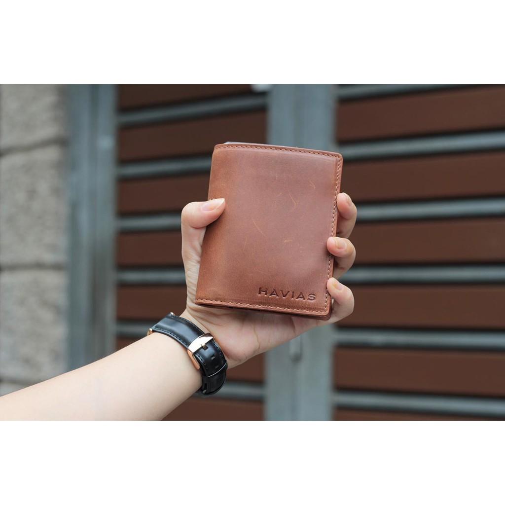 Ví Da đứng Gen8 Handcrafted Wallet HAVIAS