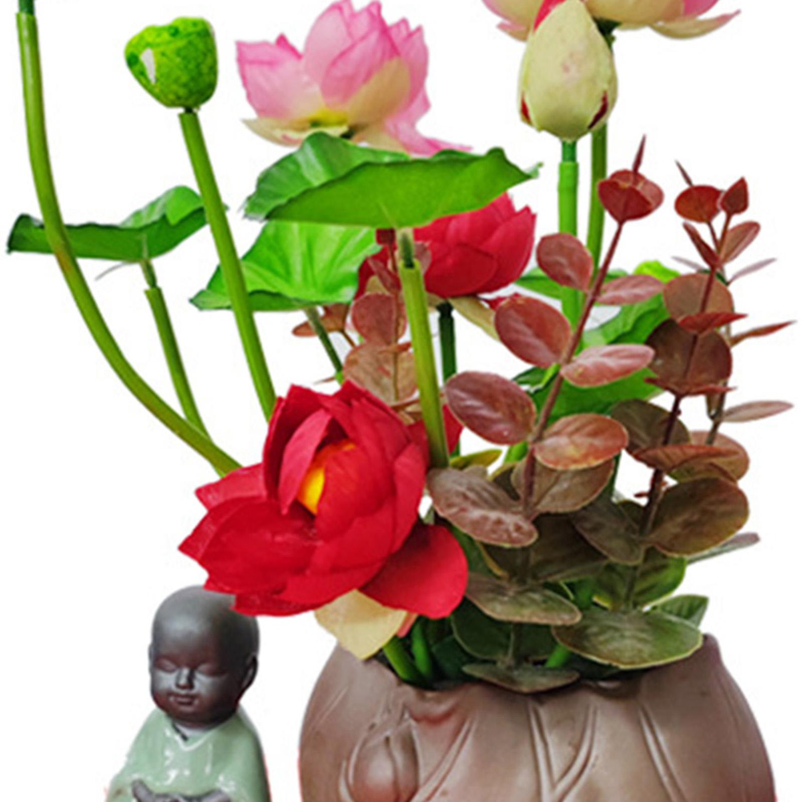 Bonsai Simulation Artificial Pot Plant Home Fake and buddha