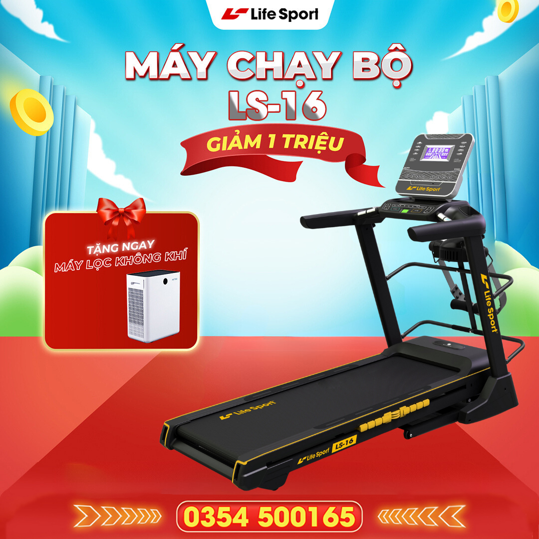 Máy Chạy Bộ Cao Cấp Lifesport LS-16