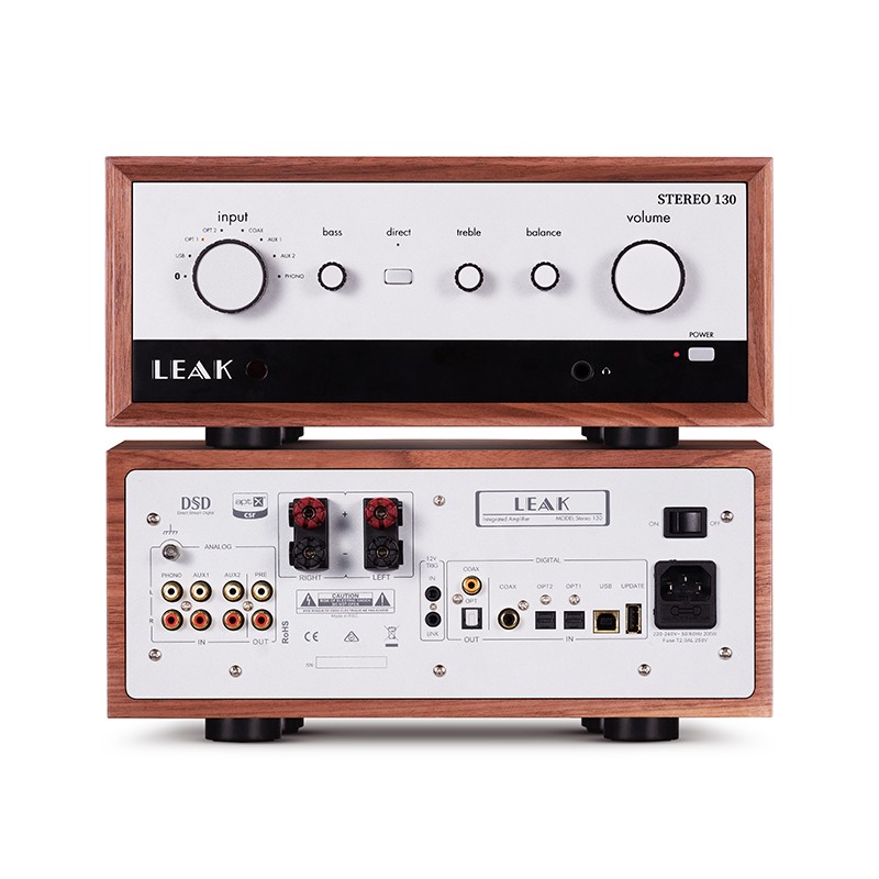 Amply L EAK STEREO 130 - walnut -hàng chính hãng new 100%