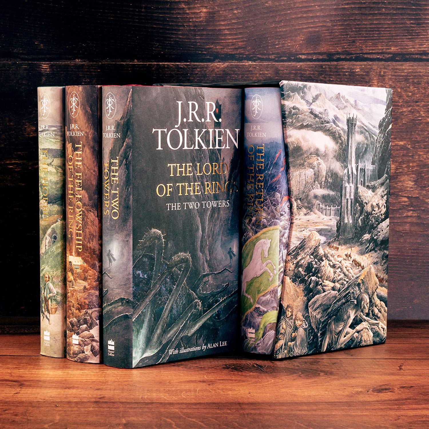 The Hobbit &amp; The Lord of the Rings Boxed Set Hardcover – Illustrated