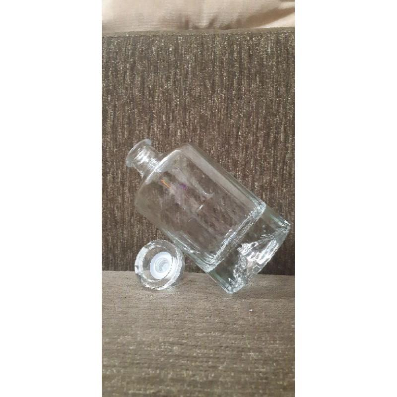 Bình Rượu Thủy Tinh Cao Cấp 500ml. Mẫu Trụ Tròn Đế Dầy