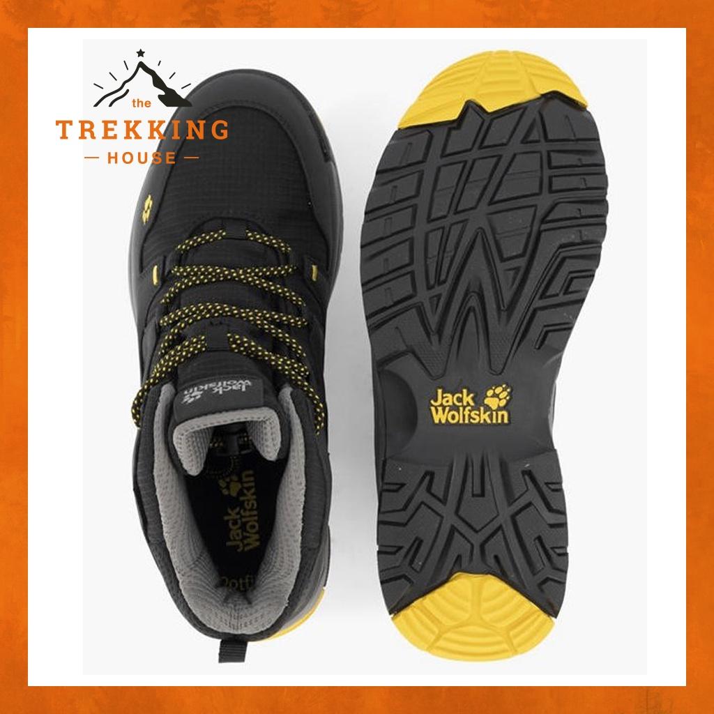 Giày leo núi trekking chống thấm nước Jack Wolfskin, Giày phượt dã ngoại