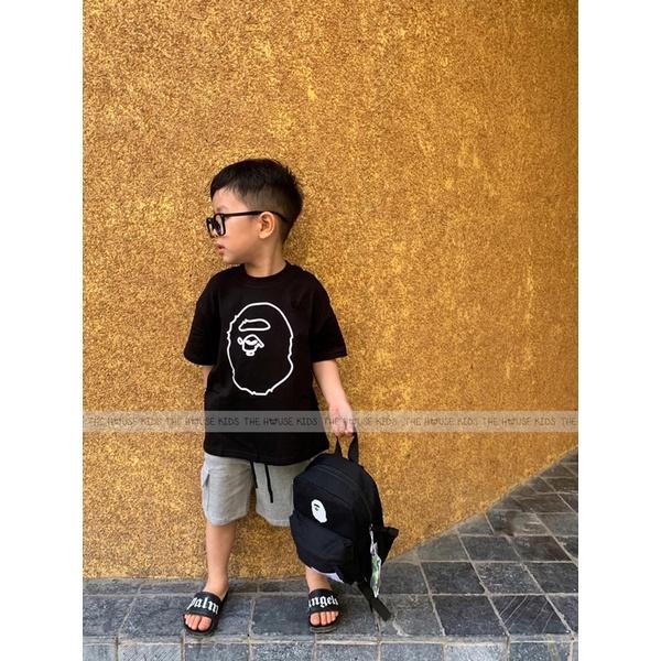 Balo Trẻ Em Balo Thời Trang CC THE HOUSE KIDS Bape Trắng