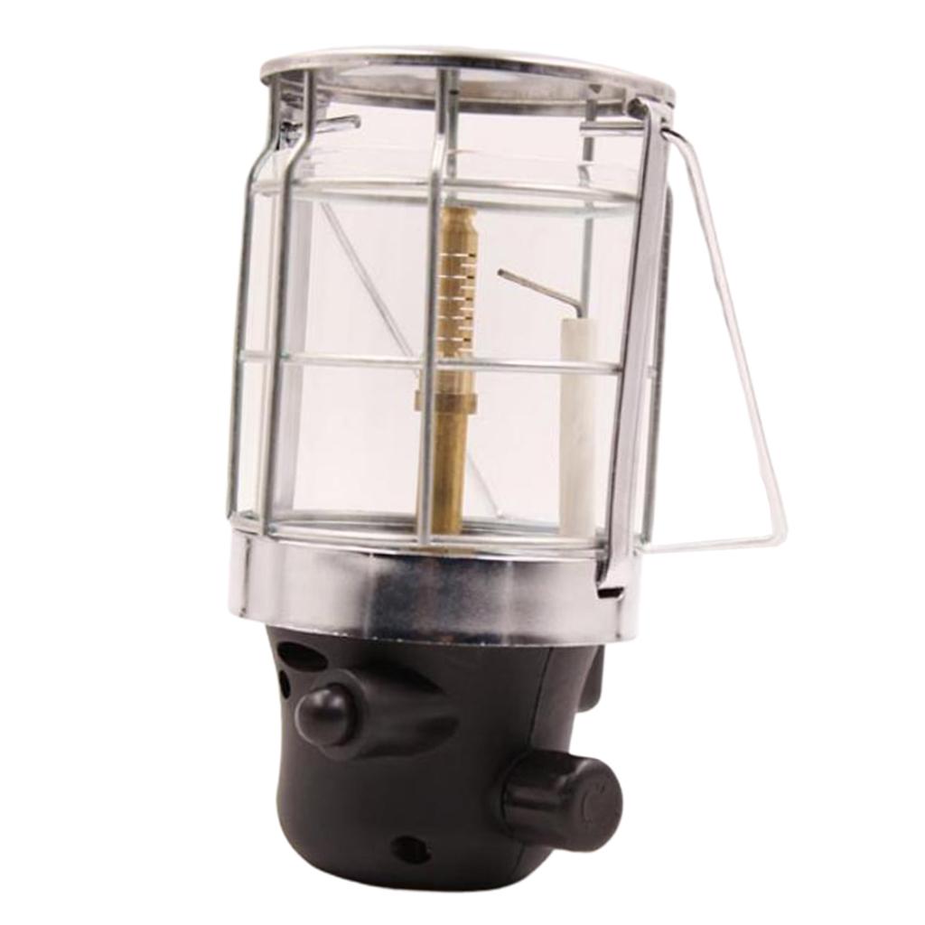 2pcs Camping Gas Lantern Outdoor Portable Double Mantle Butane Gas Lamp Light