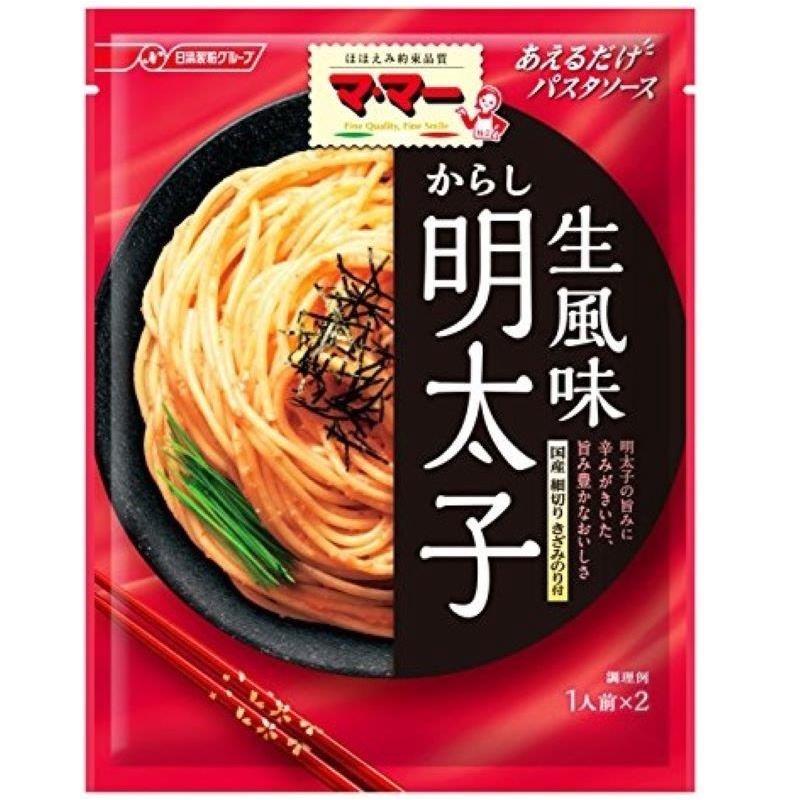 Nước sốt Mì Ống Spaghetti Pasta vị trứng cá tuyết Mentaiko {Nisshin} 48G