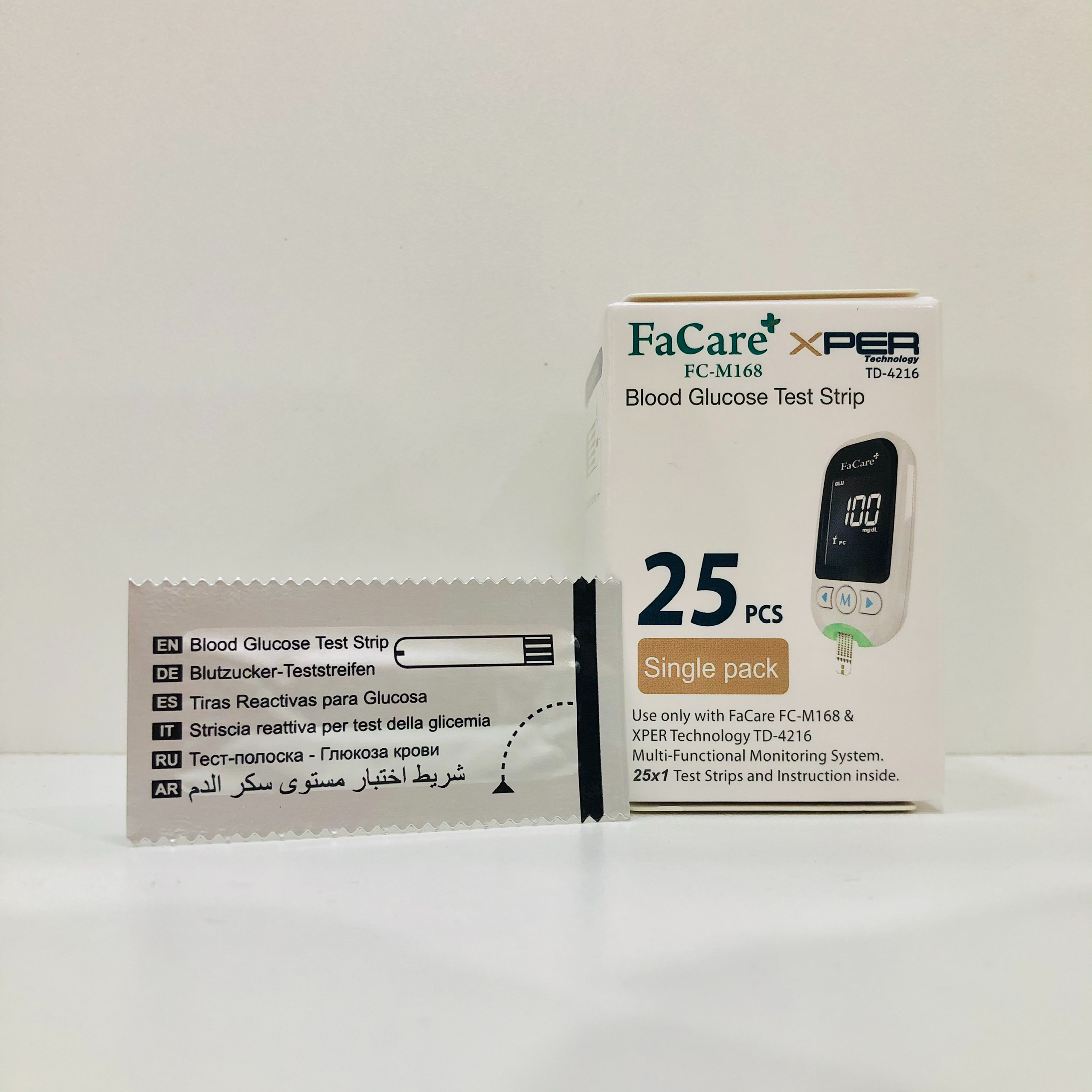 Que thử đường huyết Glucose dành cho máy đo Facare 5 trong 1 FC-M168 (TD-4216)