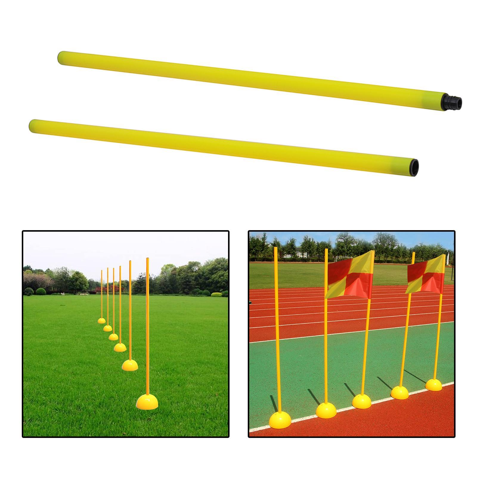 Soccer Training Markers Training Supply Sports Training Pole PVC for Soccer