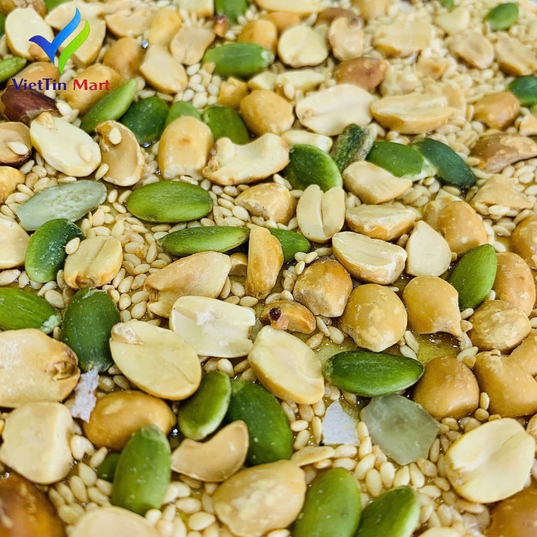 Kẹo Đậu Phộng Mix Hạt Bí Xanh VietTin Mart