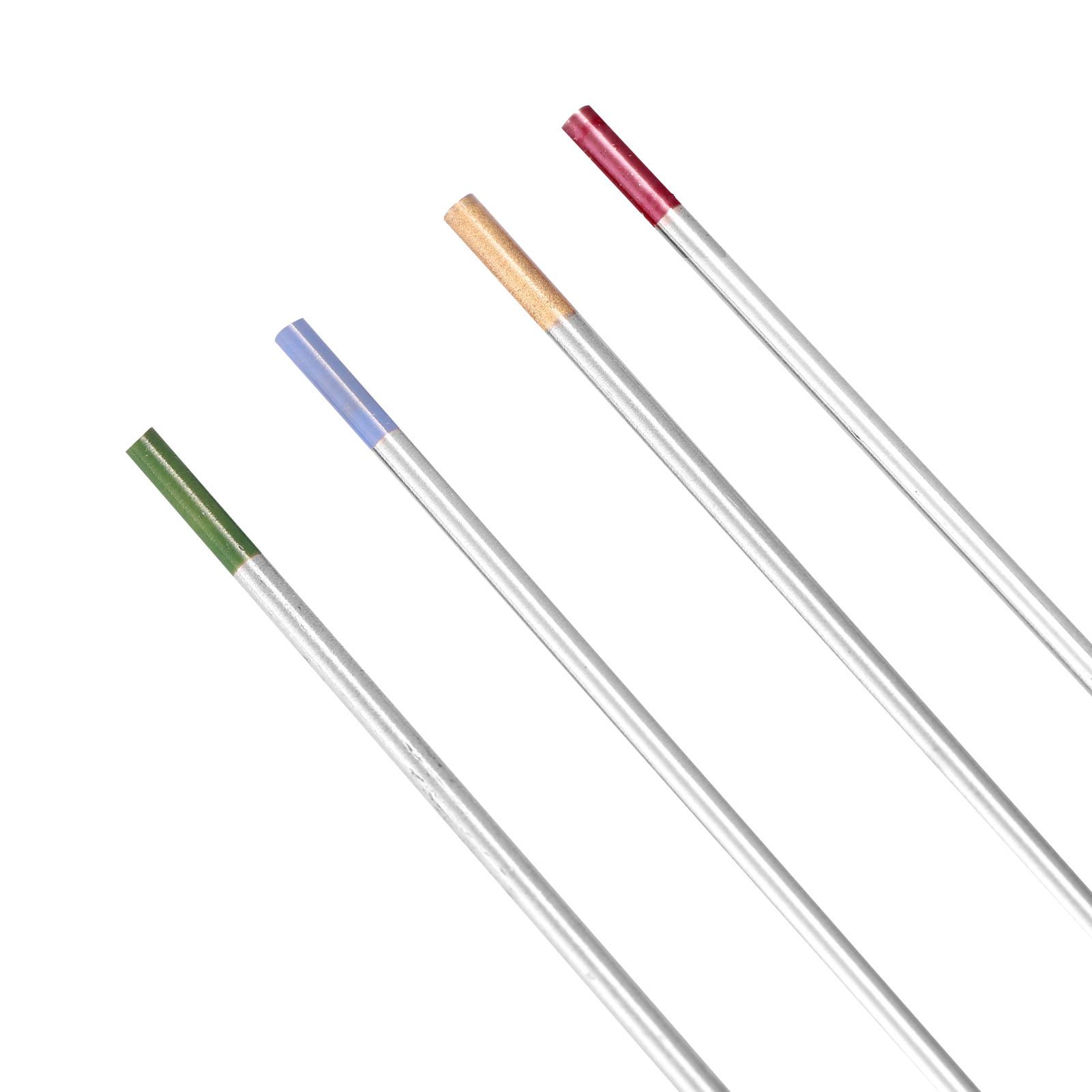 Tungsten Electrodes Welding Rods Red/Gold/Blue/Green 1.6*150/2.4*150 Welding Equipment Parts Weldings Torch Tungsten Pin
