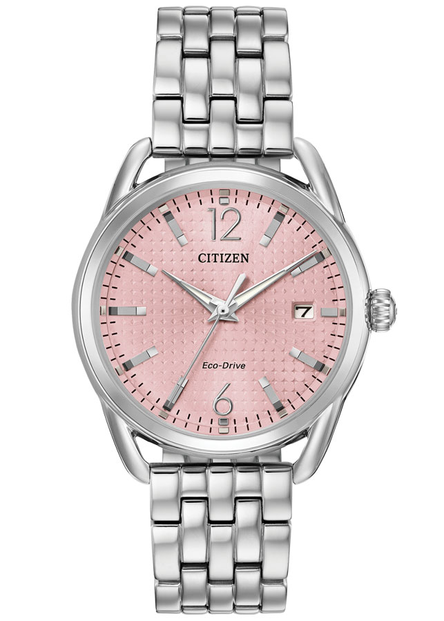 Đồng Hồ Nữ Citizen Dây Thép Không Gỉ FE6080-71X - Mặt Hồng