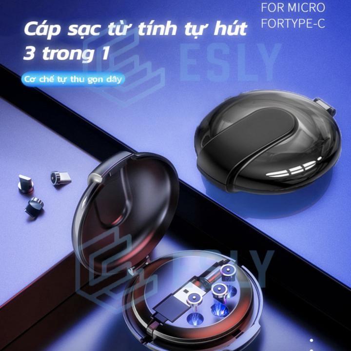 CÁP SẠC MINI TỪ TÍNH 3 TRONG 1 - Home and Garden