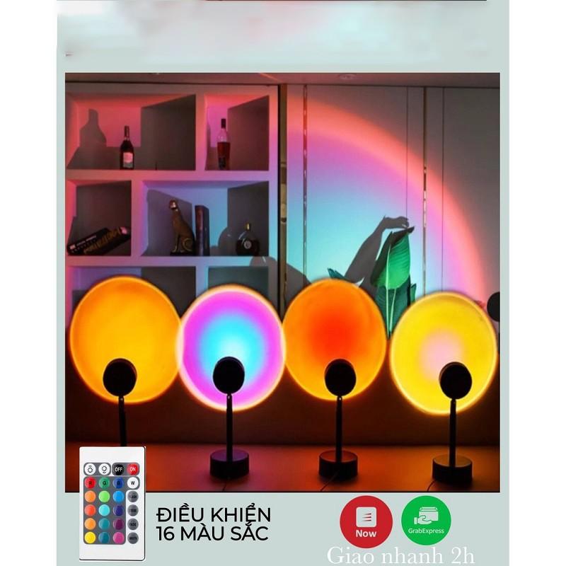 Đèn hoàng hôn 16 màu tặng kèm remote và 4 màu chuyển đổi màu ảo diệu để chụp ảnh sống ảo, quay tiktok, video lung linh hit hot nhất 2021 - Hàng nhập khẩu