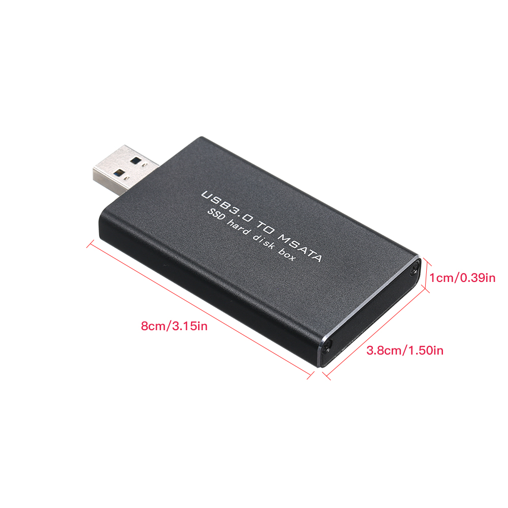Hộp Đĩa Cứng Di Động Bên Ngoài SSD USB3.0 Sang MSATA Cho USB Trim