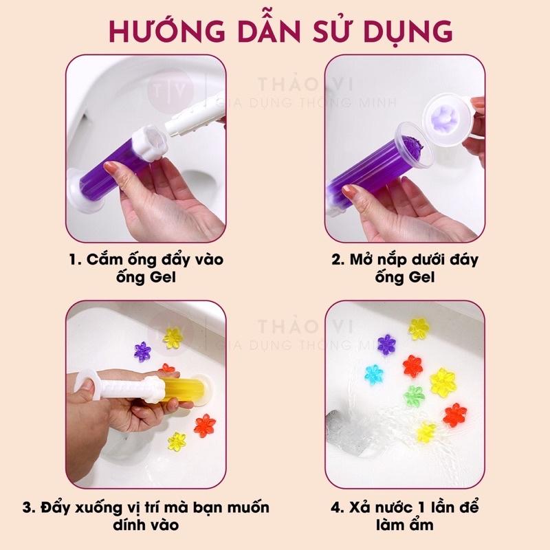 Gel Thơm Khử Khuẩn Khử Mùi Cho Bồn Cầu Nhà Vệ Sinh Với 6 Loại Hương Thơm Dể Chịu