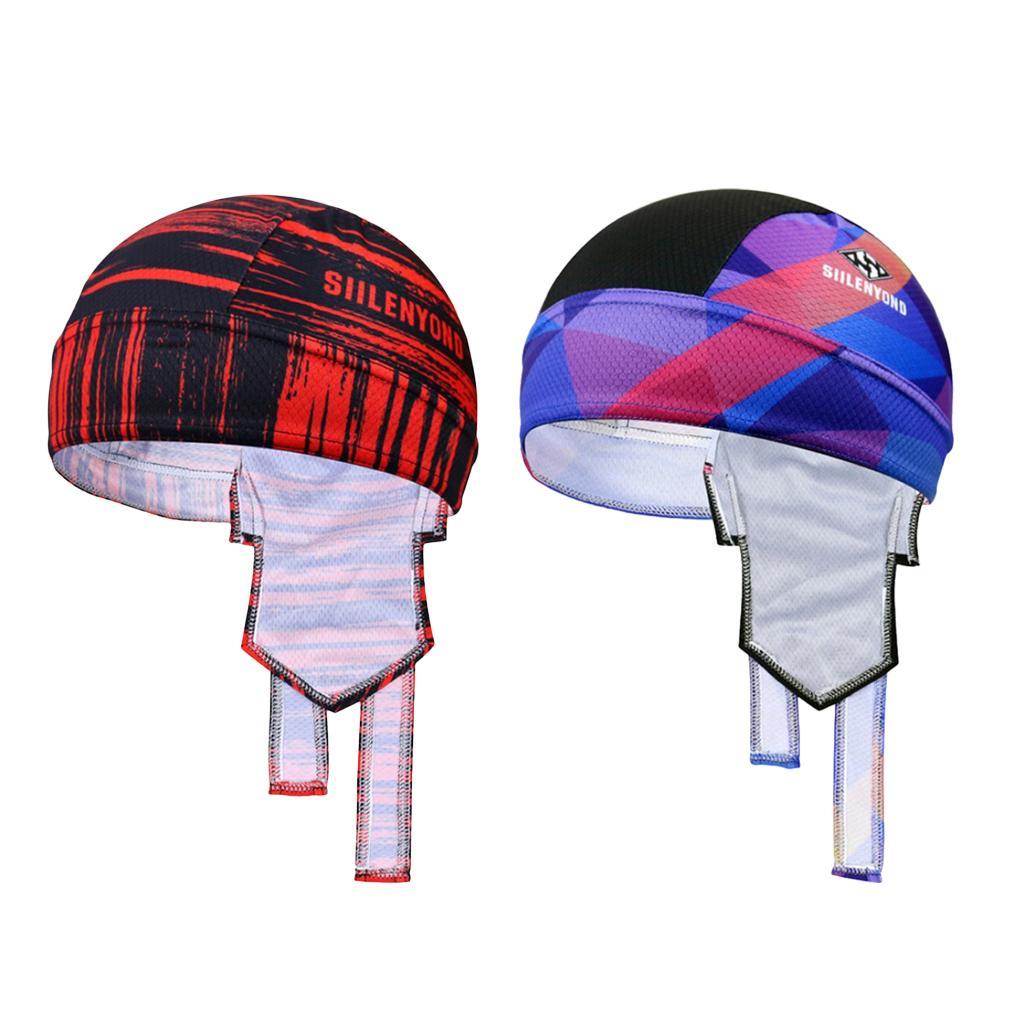 2x Outdoor Cycling Headwear Bandana Pirate Headband Wrap