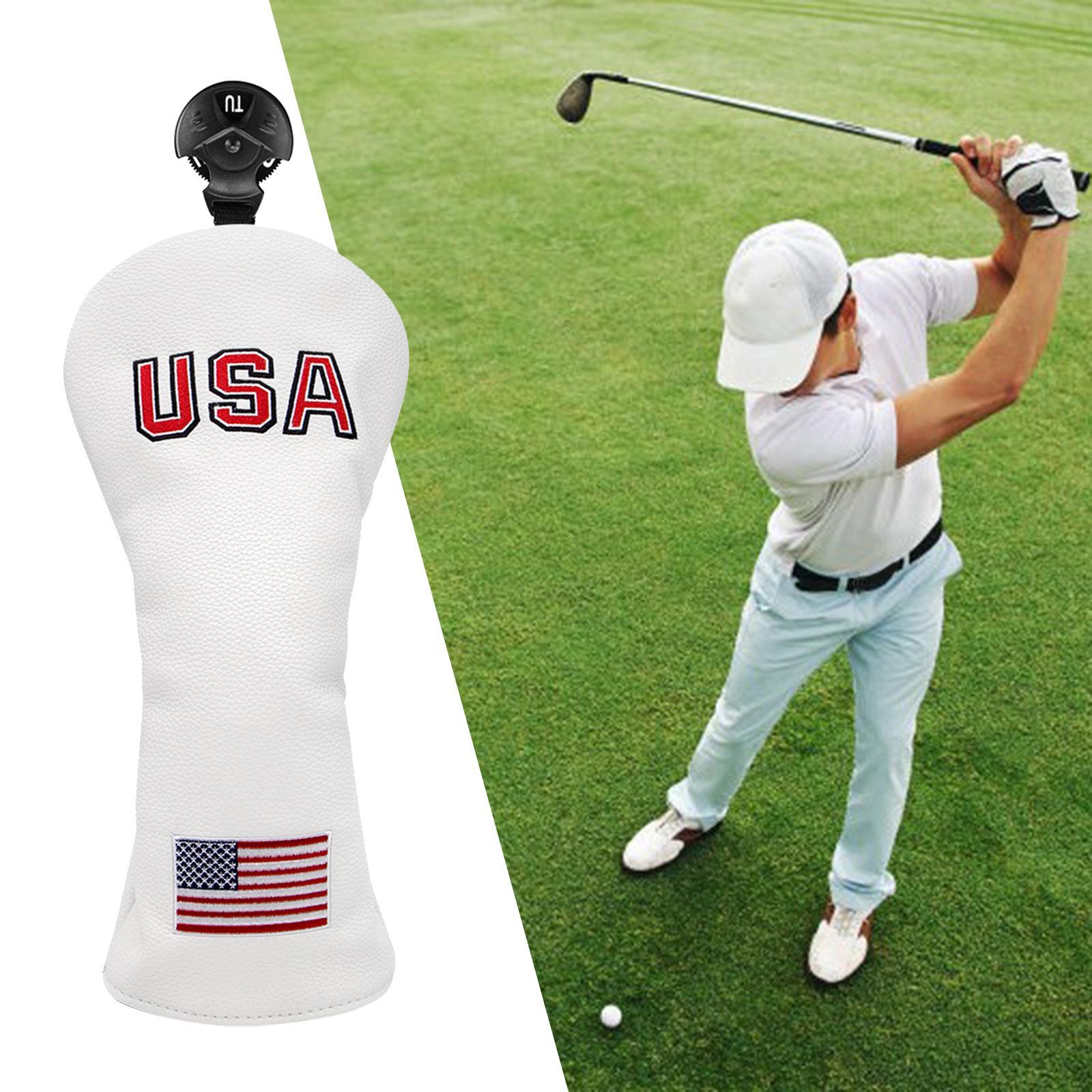 PU Leather Golf  Cover Fairway Headcover Guard