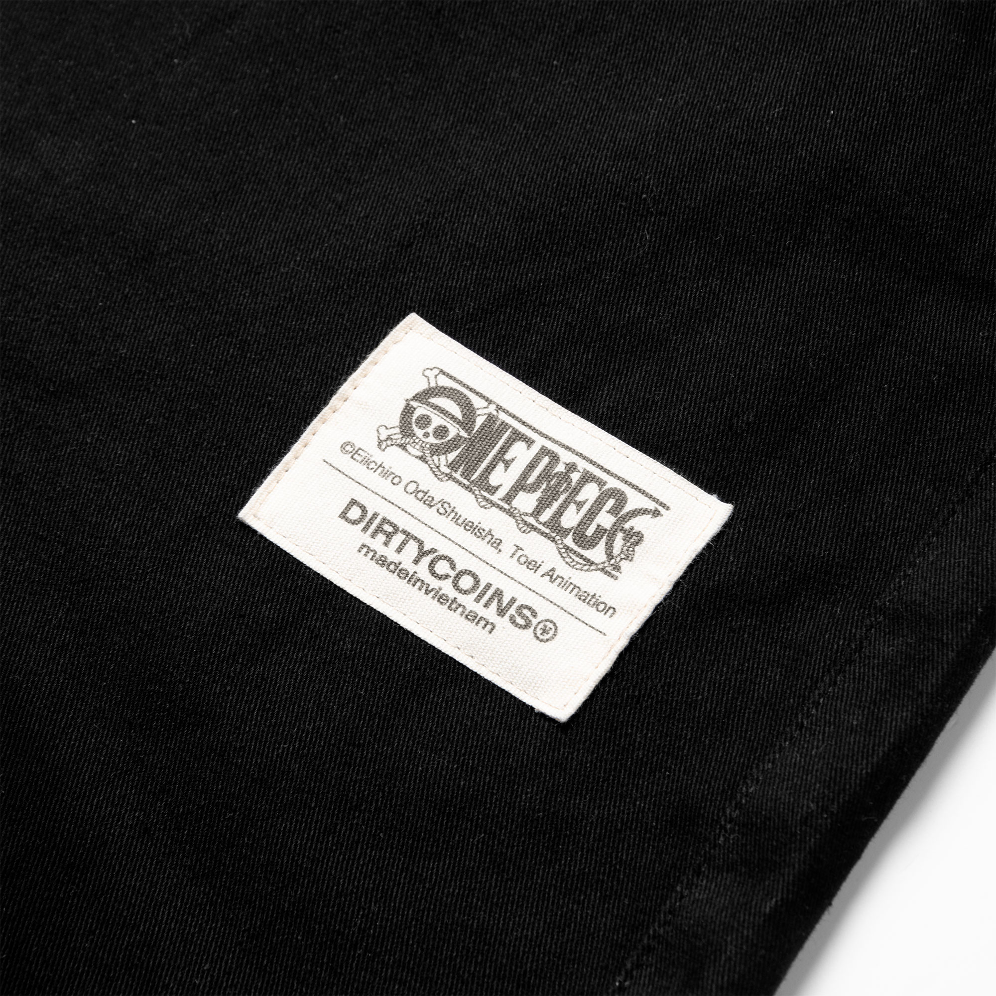 Quần DirtyCoins x One Piece Logo Print Khaki Pants - Black