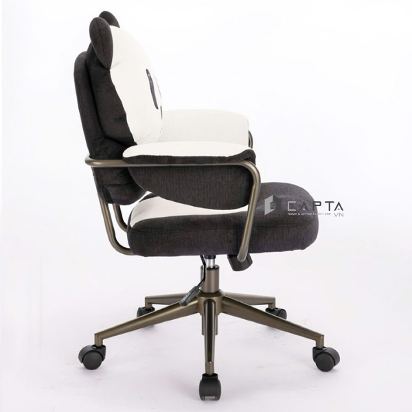 Ghế làm việc nhỏ gọn nệm vải Gấu trúc CE23002-F Nội thất Capta