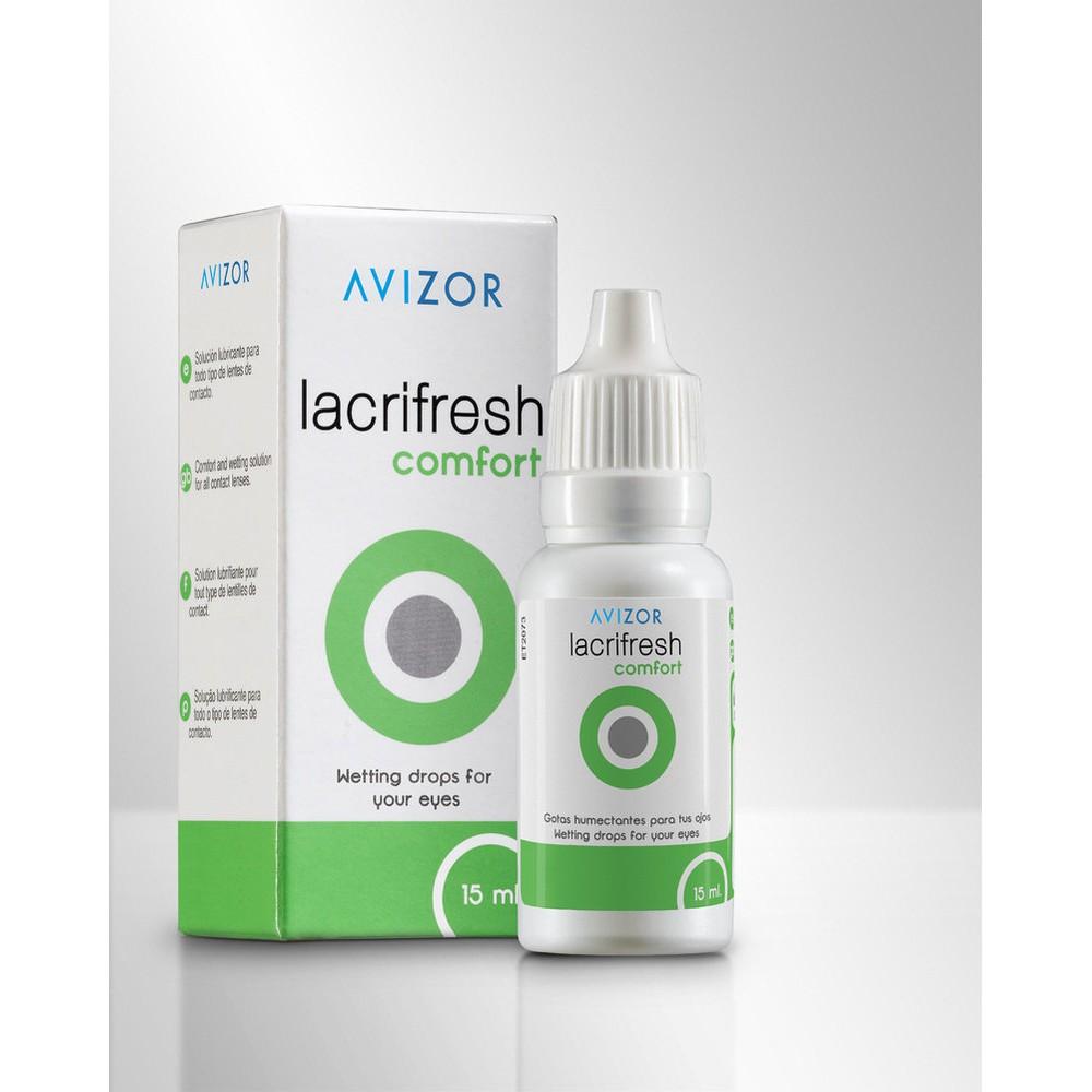 Nước mắt nhân tạo dành cho Kính áp tròng ban đêm Fargo Avizor Lacrifresh Comfort dạng đóng chai 15ml