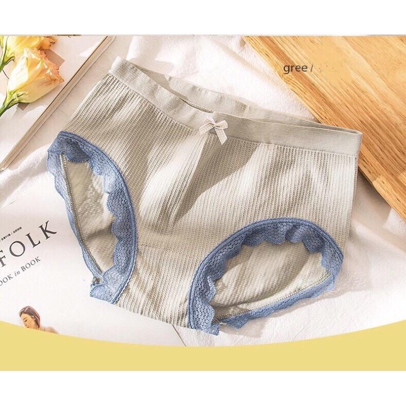 Sét 5 quần lót cotton xuất nhật đẹp mát thoáng ôm