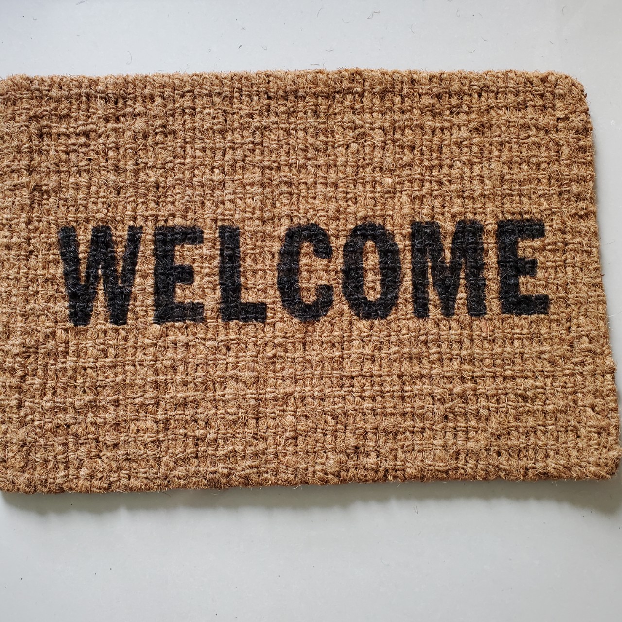 Thảm Chùi Giày Dép Dệt Xơ Dừa In WELCOME, Thảm để cửa ra vào nhà ở, văn phòng