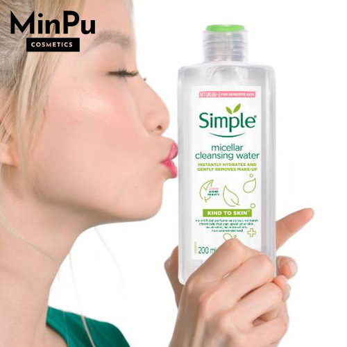 Nước tẩy trang Simple Micellar Cleansing Water 200ml (chính hãng)