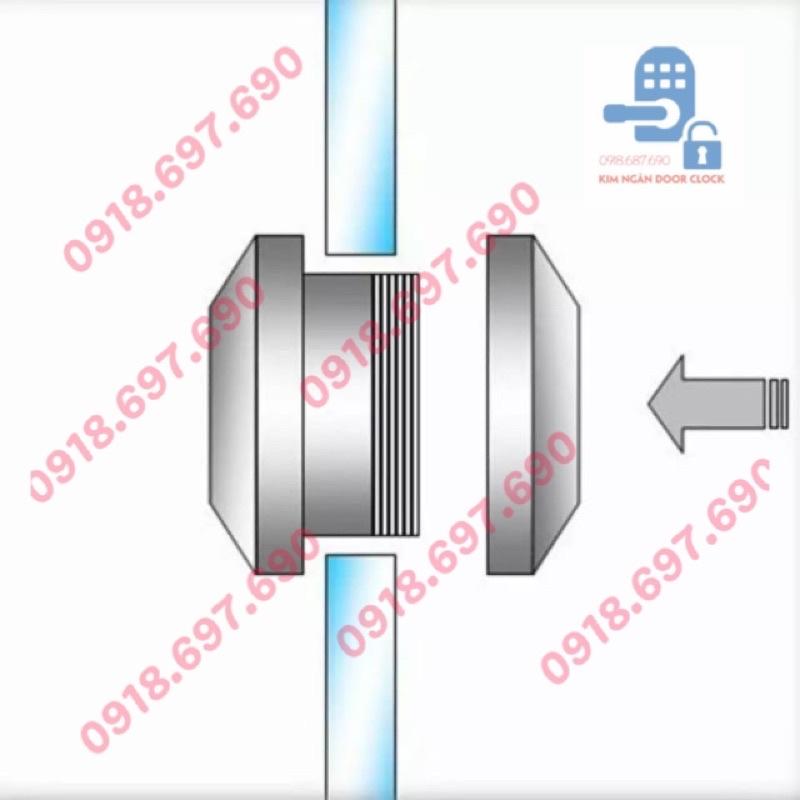 Hoả tốc HCM - Tay nắm âm cửa kính cường lực inox 304